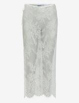 Object - Objlira Lace Scarf Long Skirt 146 - Maxi sijonas - Balta