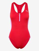 Puma Swim - Puma Swim Women T7 Swimsuit 1P - Sportinis maudymosi kostiumėlis - Raudona