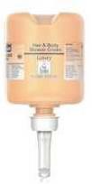 Skystas vonios muilas Tork Luksus Hair & Body 475 ml Ecolabel su kvapu, skirtas mini S2,8 fl x 475 ml/dėžė