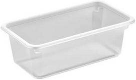 Færch Plastikinis padėklas tortui K2182-1E 1 skyriaus 710 ml 179x98x60 mm PP permatomas, 608 vnt./dėžėje