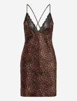 Hunkemöller - Sd Satin Lace Leo Gabrielle - Naktiniai marškiniai - Ruda