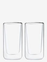 Blomus - Set Of 2 Insulated Latte Macchiato Glasses - Nero - Stiklinė vandeniui - Nude