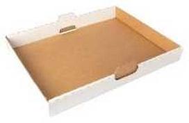 Multi Siuntimo dėžutė 432x301x47 mm ruda/balta neutrali, tinka ½ torto figūrai, 25 vnt./kartoninėje dėžėje