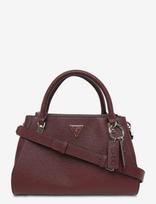 GUESS - Noelle Ii Luxury Satchel - Rankinė - Burgundiška splava