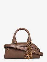 Chloé - Bowling Leather Handle Bag - Rankinė - Ruda