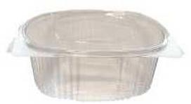 Multi Plastikinis puodelis Verive 750 ml ovalus su atlenkiamu dangteliu 172x144x62 mm RPET permatomas, 10 vnt. x 50 vnt./dėžėje