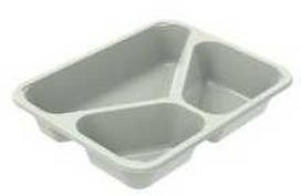 Multi 3 skyrių padėklas C 2227-3F 227x178x43 mm 545/280/200 ml Evolve CPET, 420 vnt./kartone