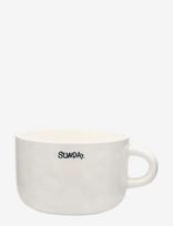 Anna + Nina - Sunday Cappuccino Mug - Kavos puodelis - Balta