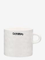 Anna + Nina - Saturday Tea Mug - Arbatos puodelis - Balta