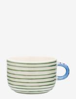 Anna + Nina - Archie Cappuccino Mug - Kavos puodelis - Žalia