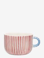 Anna + Nina - Percy Cappuccino Mug - Kavos puodelis - Raudona