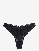 Lindex - Thong In Lace - Stringai - Juoda