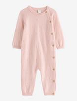 Lindex - Onesie In Merino Wool - Kombinezonas - Rožinė