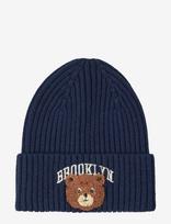 Lindex - Rib-Knit Beanie - Kepurė - Tamsiai mėlyna