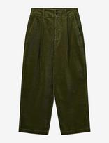 Sofie Schnoor - Worasw Baggy Corduroy Trousers - Plačios kelnės - Chaki spalva