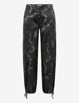 Weekday - Low Rise Baggy Ripstop Trousers - Cargo kelnės - Chaki spalva