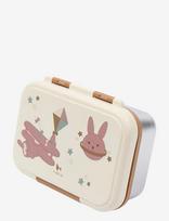 Fabelab - Lunch Box - Bunny Air Plane - Pietų dėžutė - Marga / raštuota