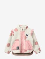 Liewood - Noam Pile Jacket W Frill - Flisinė striukė - Kreminė spalva