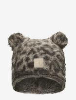 Elodie Details - Furry Knit Beanie Le Leopard 3-100 Year - Žieminė kepurė - Ruda