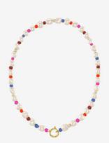 Edblad - Voyage Necklace Gold/Multi One Size - Perlų vėriniai - Marga / raštuota