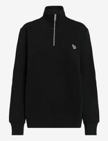 PS Paul Smith - Mens Ls Reg Fit Half Zip Top Zebra - Megztinis su užtrauktuku - Juoda