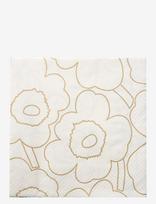 Marimekko By Havi - Marimekko Napkin Piirto Unikko Cream - Popierinės servetėlės - Kreminė spalva
