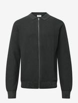 Lindbergh - Structure L/S Polo Zip Cardigan - Polo marškinėliai ilgomis rankovėmis - Chaki spalva