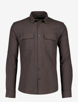 Lindbergh - Brushed Cotton Shirt L/S - Flaneliniai marškiniai - Ruda