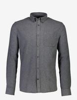 Lindbergh - Brushed Twill Shirt L/S - Flaneliniai marškiniai - Pilka