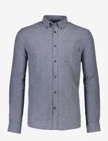 Lindbergh - Brushed Twill Shirt L/S - Flaneliniai marškiniai - Mėlyna