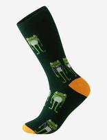 Lindbergh - Animal Bamboo Sock - Įprastos kojinės - Žalia