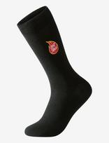 Lindbergh - Embroidery Bamboo Sock - Įprastos kojinės - Juoda