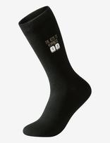 Lindbergh - Embroidery Bamboo Sock - Įprastos kojinės - Juoda