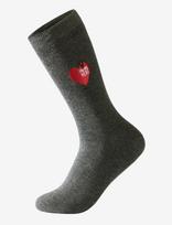 Lindbergh - Embroidery Bamboo Sock - Įprastos kojinės - Pilka