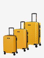Caterpillar - Cat Industrial Plate Trolley 3 Pcs Set - Cat Cargo - Hardshell Suitcases - Geltona