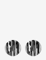 Bud To Rose - Blake Earring Black/Silver - Išraiškingi auskarai - Sidabro
