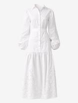 Ella&il - Penelope Embroidery Dress - Ilga suknelė - Balta