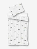 BrandMac - Bed Linen "By Mats" Excavators 100X140, 40X45 Cm - Patalynės komplektas - Balta