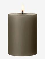 Ester & Erik - Led Pillar Candle 10Cm - LED žvakė - Pilka