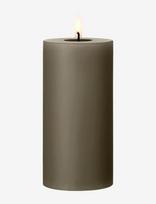 Ester & Erik - Led Pillar Candle 15Cm - LED žvakė - Pilka