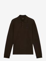Wrangler - Ls Polo Shirt - Marškinėliai ilgomis rankovėmis - Ruda