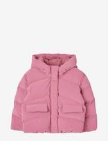 Boboli - Technical Fabric Parka For Girl - Striukė - Rožinė