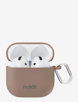 Holdit - Silicone Case Solid Airpods 4 - Ausinių dėklas - Ruda