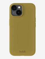 Holdit - Silicone Case Iphone 15 - Telefono dėklas - Chaki spalva