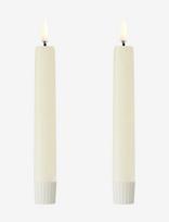 UYUNI Lighting - Taper Candle Soft-Fit Cap W2,3 H15 - LED žvakė - Kreminė spalva