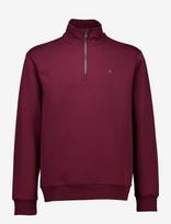 Bison - Soft Superflex Zip Neck Sweat - Megztinis su užtrauktuku - Burgundiška splava