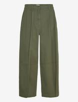 Weekend Max Mara - Wkdbacca - Plačios kelnės - Chaki spalva