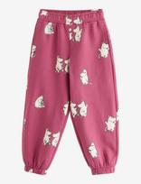Lindex - Moomin Joggers With Brushed Inside - Sportinės kelnės - Rožinė