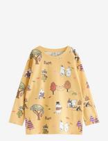 Lindex - Moomin Long-Sleeved Top - Ilgarankoviai marškinėliai - Geltona