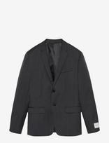 Calvin Klein - Ls Micro Herringbone Slim Blazer - Vieneilės striukės - Pilka